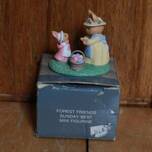 Vintage Avon Forest Friends "Sunday Best" Mini Figurine